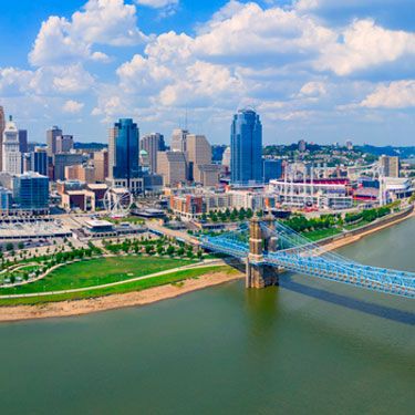 Shipping Solutions Scaled for Your Business from Colorado to Ohio - Aerial View of Ohio