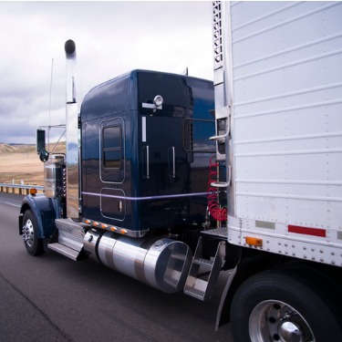 Freight Shipping from Wisconsin to New York - Reefer truck on the highway