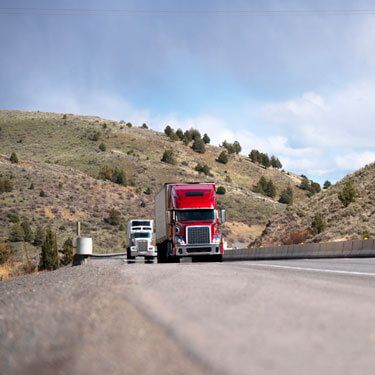 Freight Shipping from Idaho to California - Truckload Freight traveling on Highway