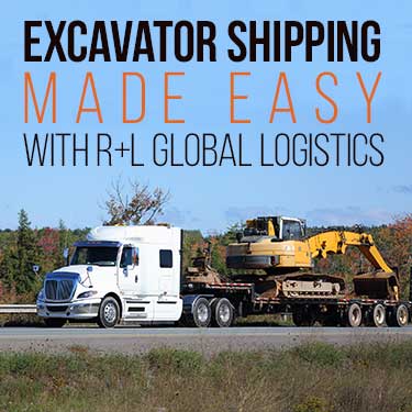 Excavator Shipping Made Easy | USA Truckload Shipping