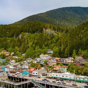 Freight Shipping from Arizona to Alaska - Aerial View of Ketchikan