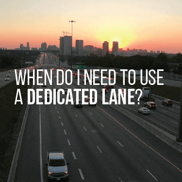 when-do-i-need-to-use-a-dedicated-lane