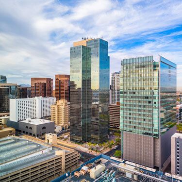 Freight Shipping from California to Arizona - Aerial view of Arizona