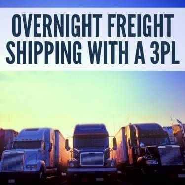 Overnight Freight Shipping With A 3PL