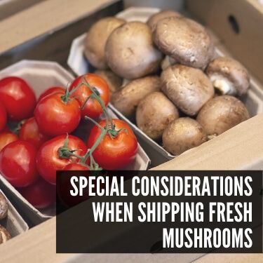 Special Considerations when Shipping Fresh Mushrooms