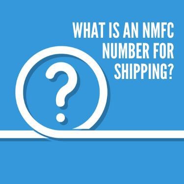 What is an NMFC Number for Shipping