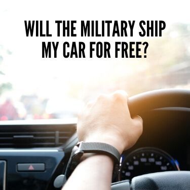 will the military ship my car for free