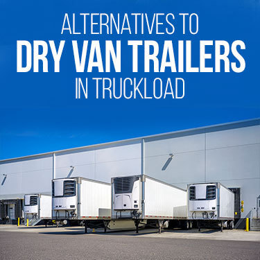 Alternatives to dry van trailers: docking facility with different trailers