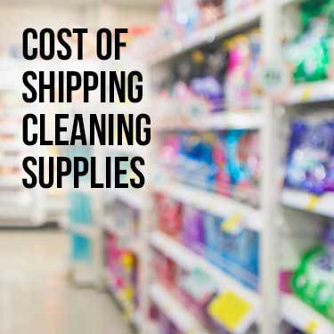 Cost of Shipping Cleaning Supplies