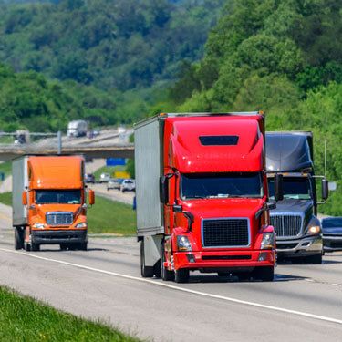 Freight Shipping from Missouri -Semi Trucks Traveling on Highway