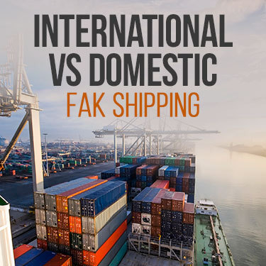 what does FAK mean in shipping for containers stacked on shipping vessel