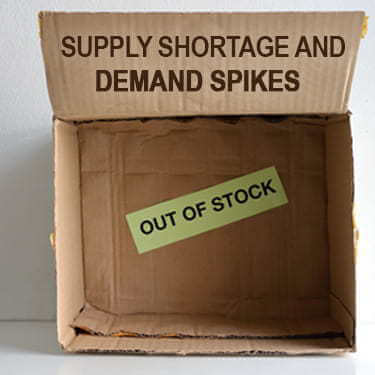 Out of Stock Box Supply Shortages