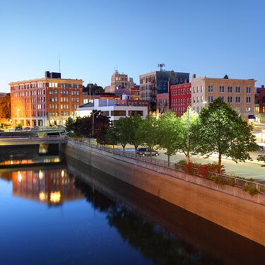 Shipping Freight from Maine to Texas - Row of trees by water